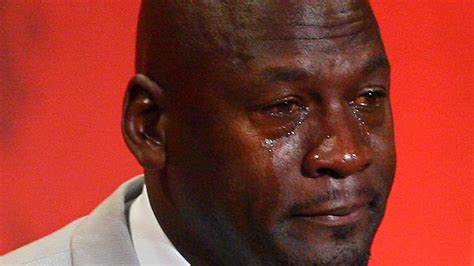 crying michael jordan meme|michael jordan crying face.